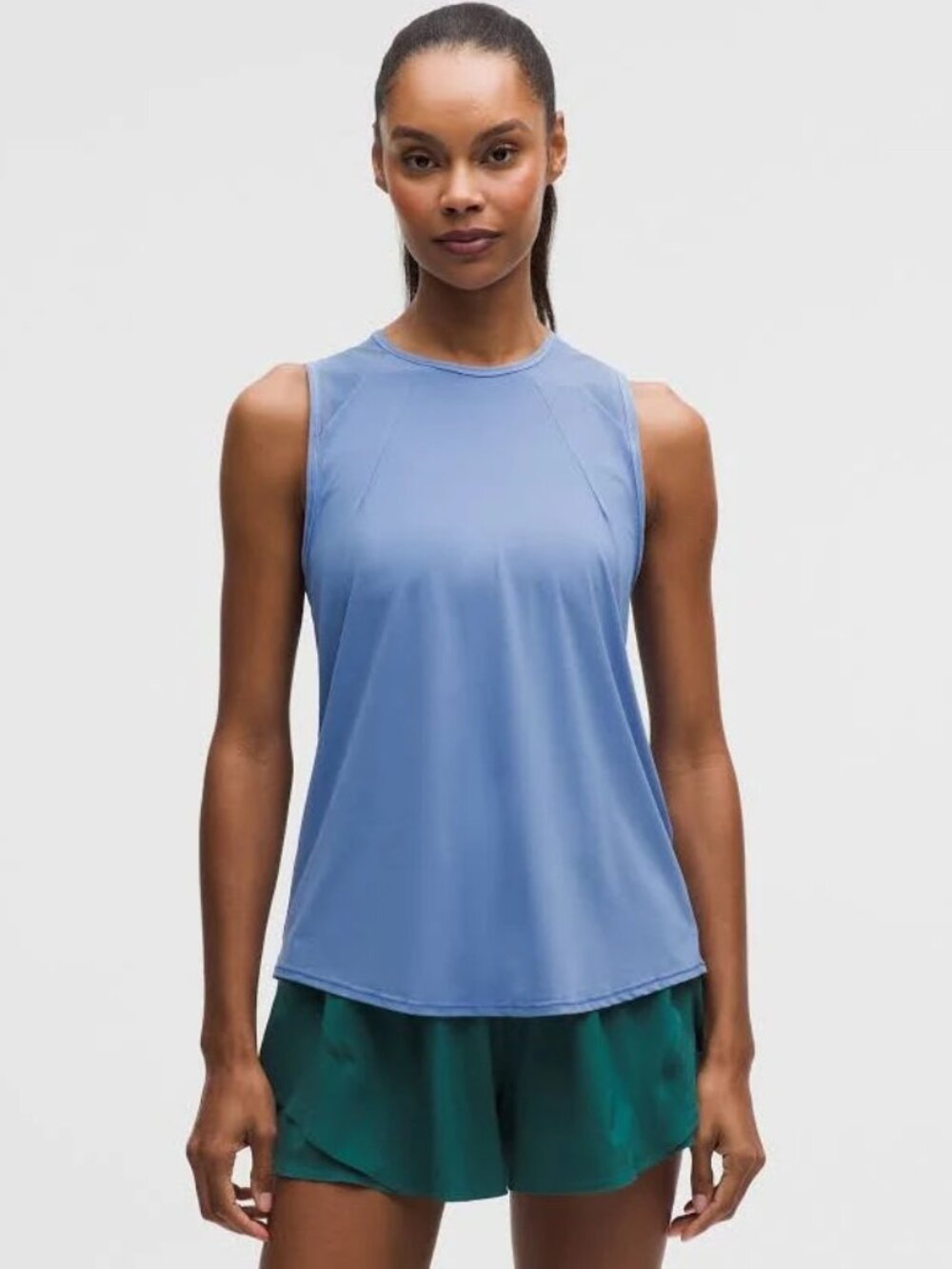 Sculpt Tank Top - Washed Blue